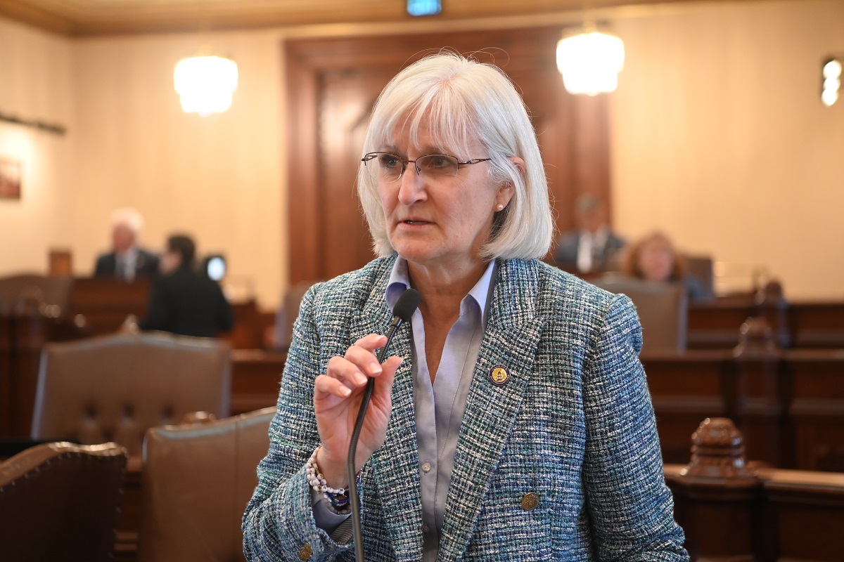 State Senator Mary Edly-Allen speaking on the Senate Floor