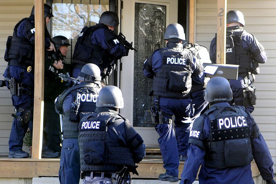 police raid