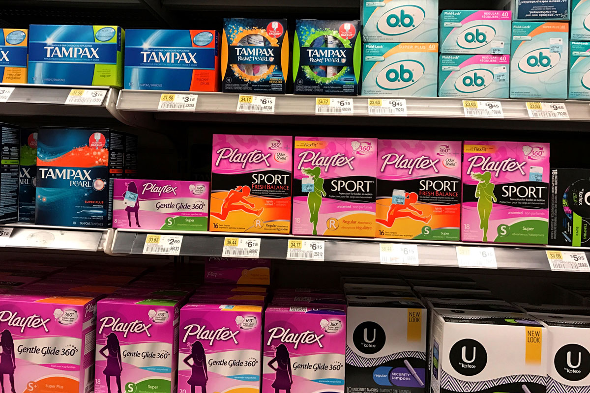 Homeless shelters will offer feminine hygiene products under new law by Belt