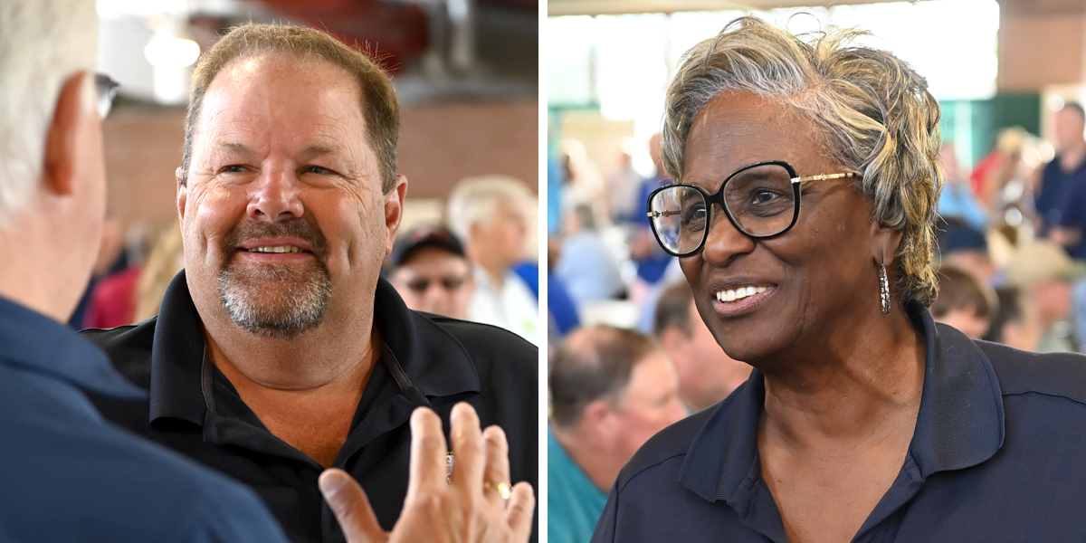 Sen. Patrick Joyce and Sen. Doris Turner