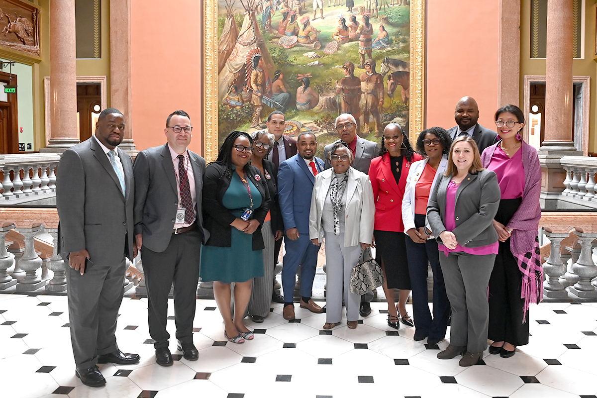 State Senator Lakesia Collins presented a resolution to honor July 25, 2025 as Emmett Till Day in the state of Illinois