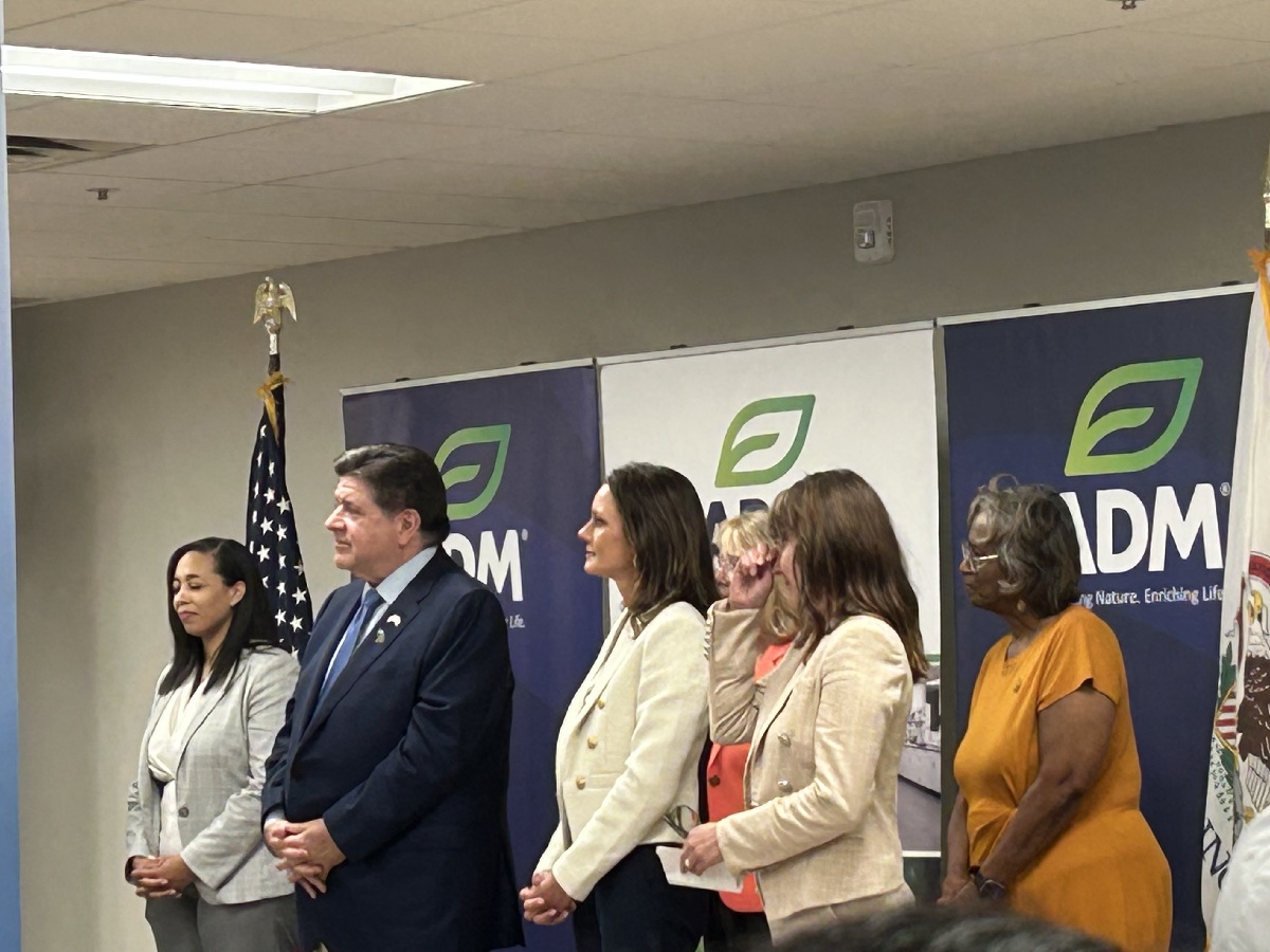 State Senator Doris Turner at the announcement of ADM's Decatur investment