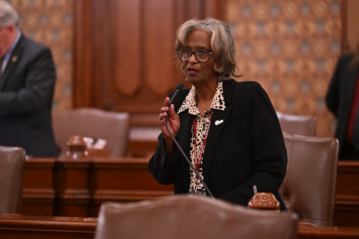 (Photo) Sen. Turner addresses the Senate