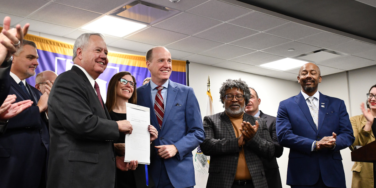 Senate Democrat-led landmark energy relief measure becomes law