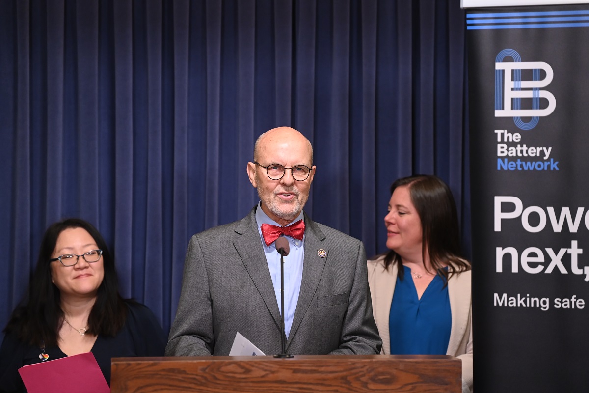 State Senator Dave Koehler - IL-Battery-Stewardship-Presser