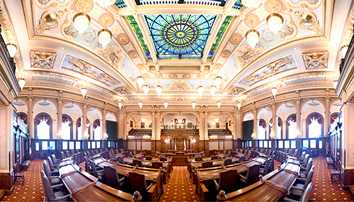 Senate Floor, Illinois State Capitol, Springfield, IL