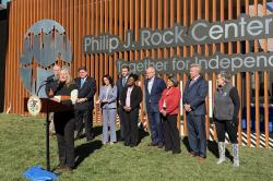Ellman commemorates opening of new Philip J. Rock Center and School facility for deaf-blind students